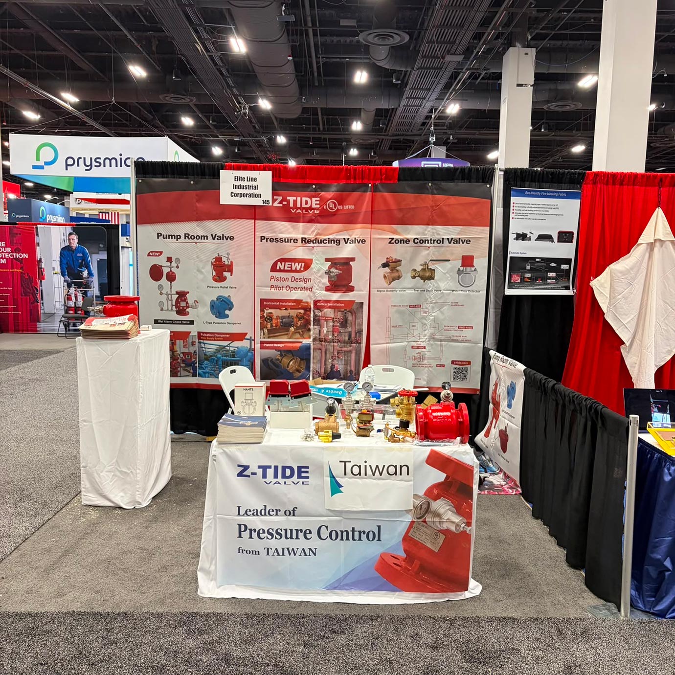 Z-Tide pressure reducing valve from Taiwan participated in NFPA Expo 2026