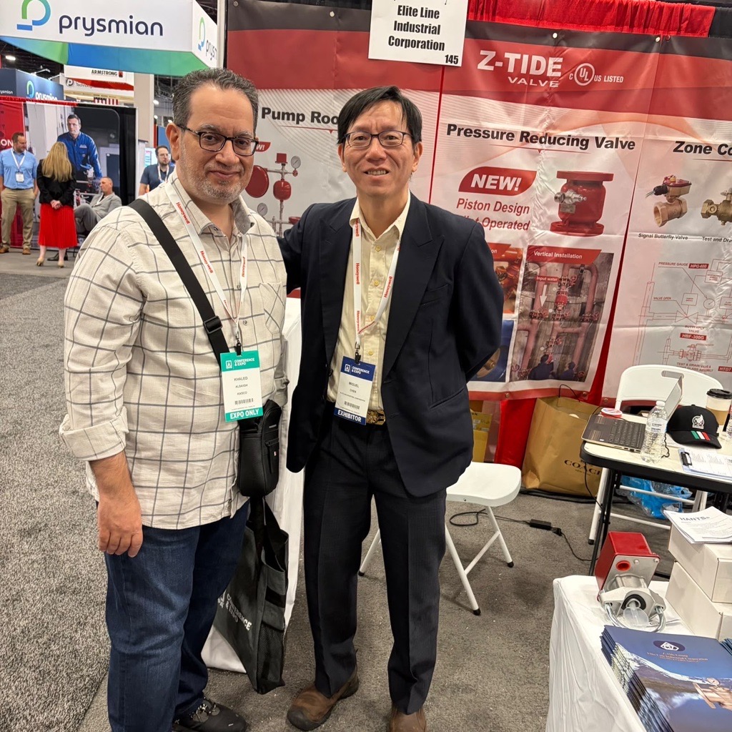 Z-Tide pressure reducing valve from Taiwan participated in NFPA Expo 2026 2025