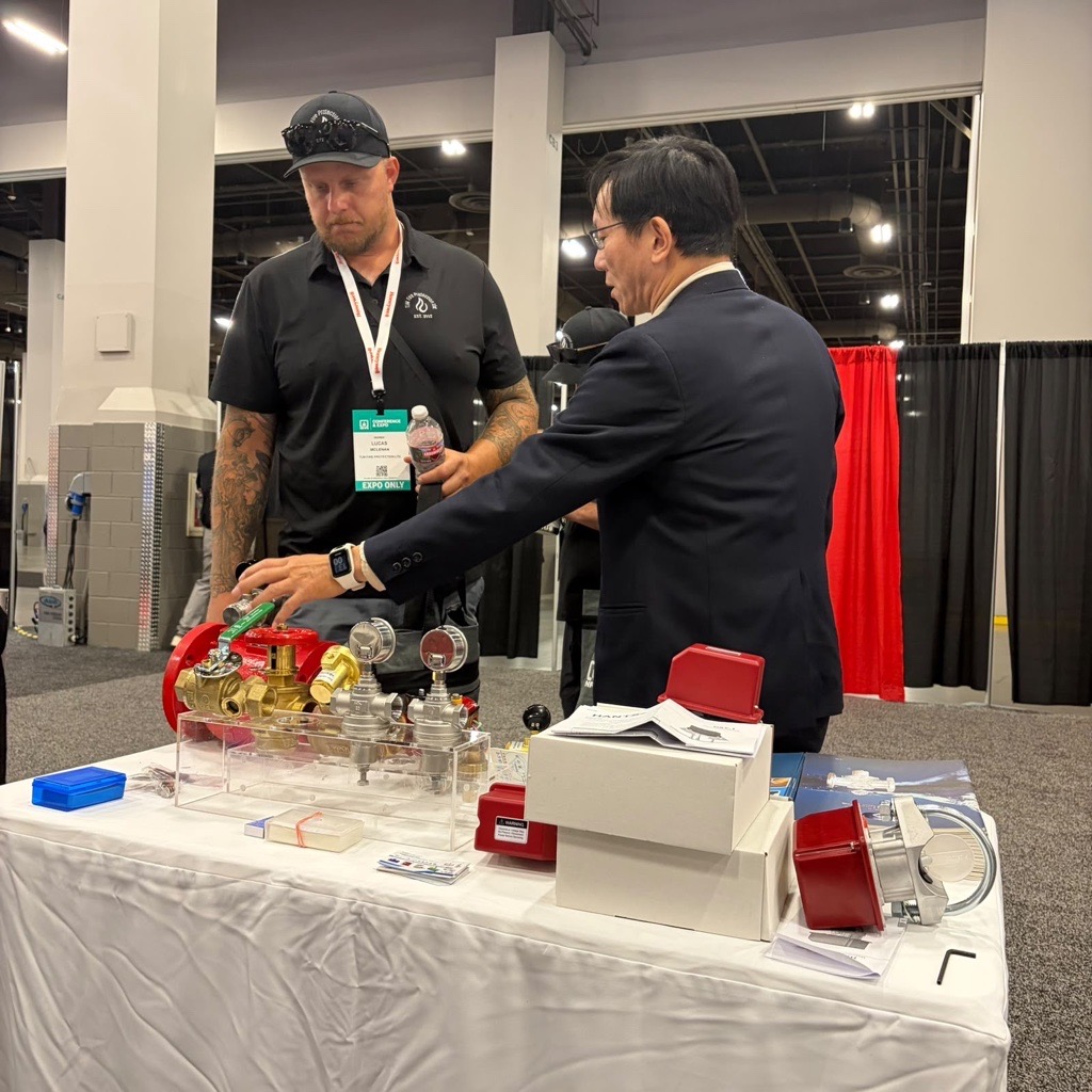 Z-Tide pressure reducing valve from Taiwan participated in NFPA Expo 2026