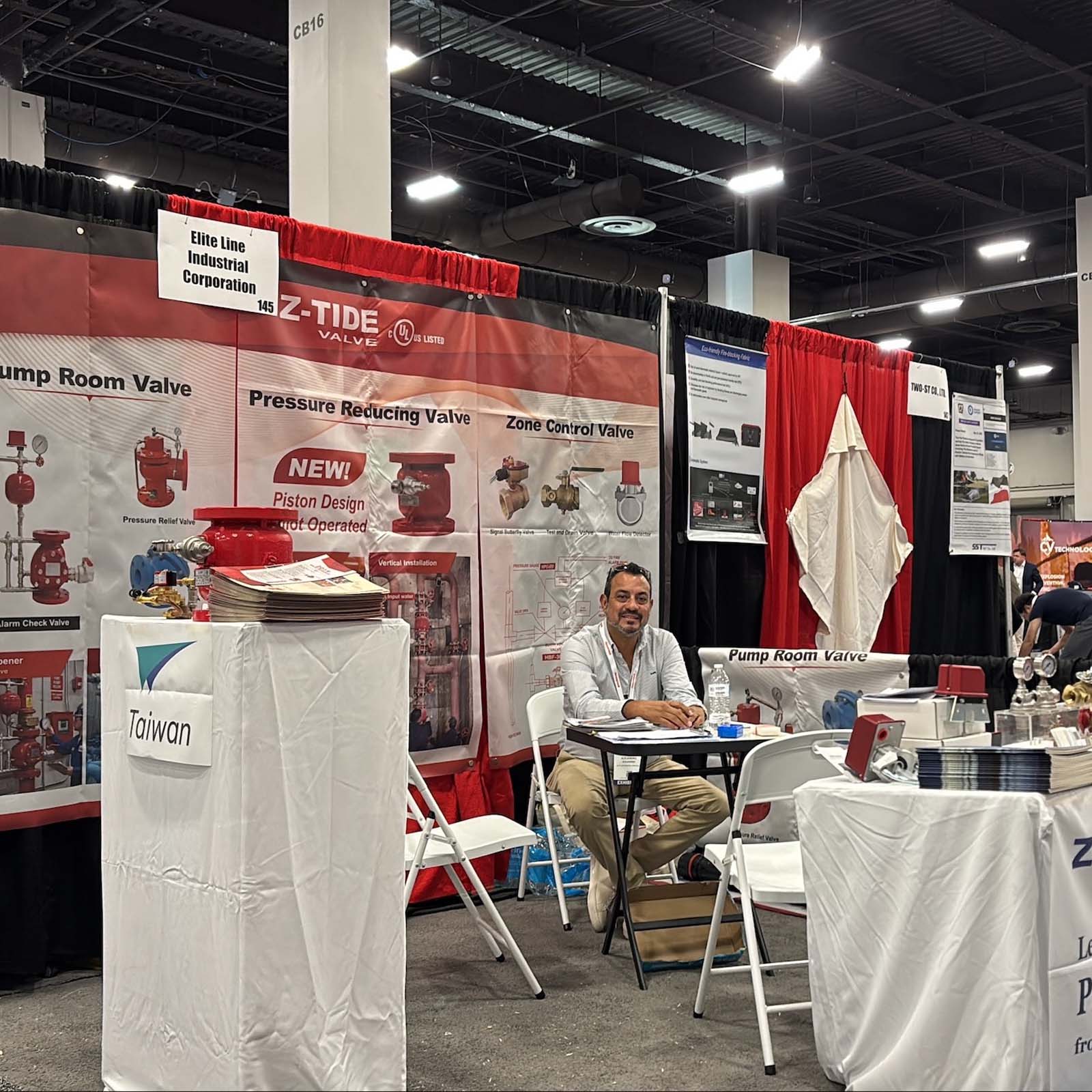 Z-Tide pressure reducing valve from Taiwan participated in NFPA Expo 2026