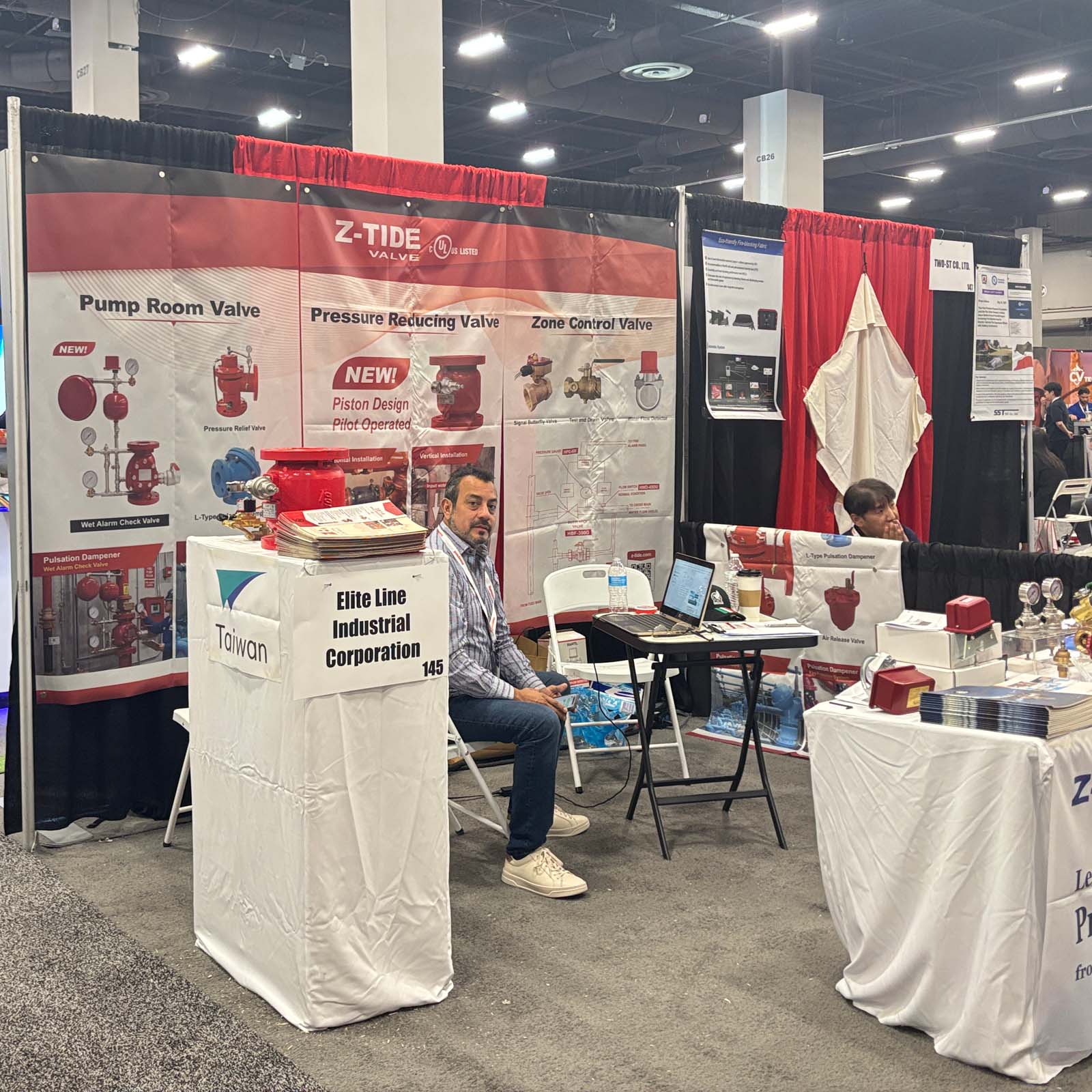Z-Tide pressure reducing valve from Taiwan participated in NFPA Expo 2026