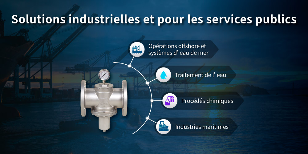 Applications du réducteur de pression en acier inoxydable duplex Z-Tide